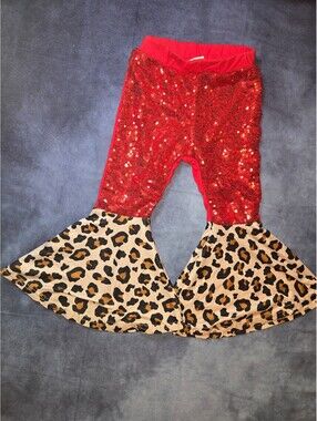 Girls flare bell bottoms pants